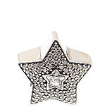 Срібний шарм Пандора "Зірка бажання паве", фото 2