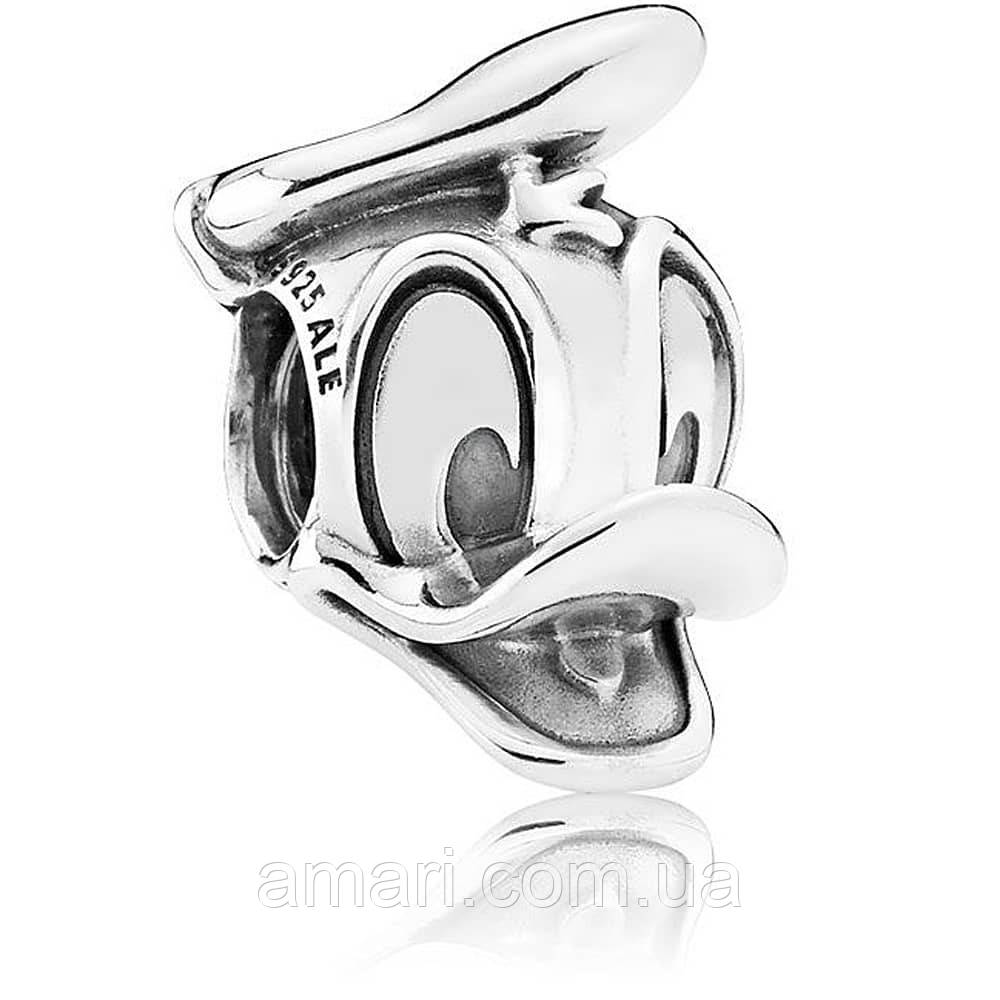 Срібний шарм Пандора "Дональд Дак", фото 1