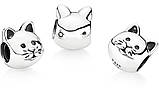 Срібний шарм Пандора "Малюбливий кіт" 791706, фото 2