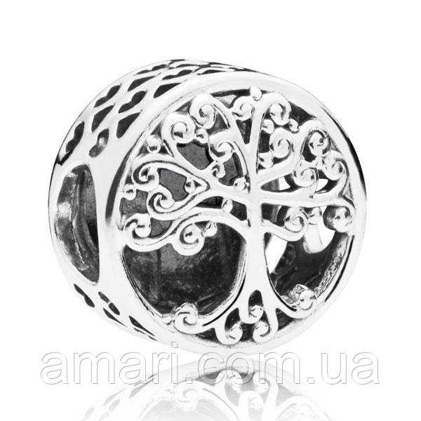 Срібний шарм Пандора "Фамільне дерево" 797590, фото 1