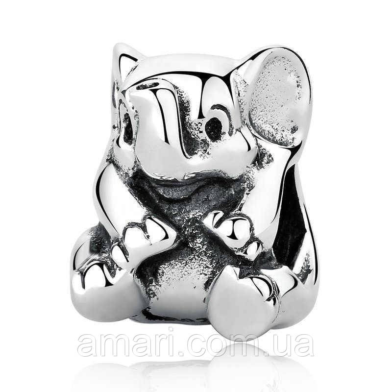 Срібний шарм Пандора "Слоник" 791902, фото 1