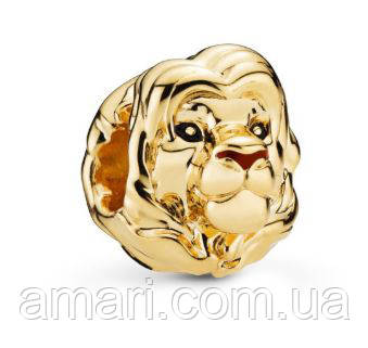 Срібний шарм Пандора "Король лев" 768049ENMX, фото 1