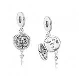 Срібна підвіска-шарм Пандора 797660CZ, фото 2