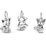 Срібна підвіска-шарм Пандора 798008EN16, фото 2