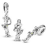 Срібна підвіска-шарм Пандора 798041ENMX, фото 2