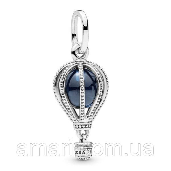 Срібний шарм Пандора повітряна куля, фото 1