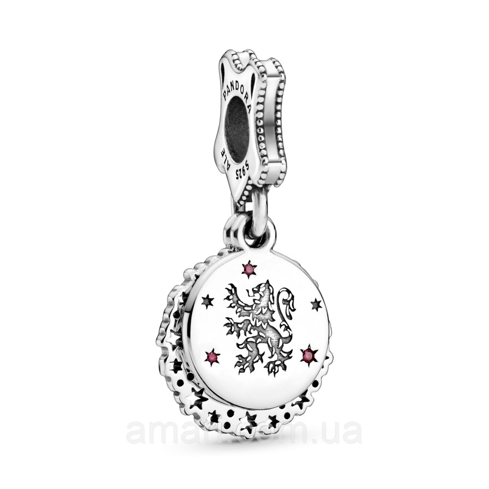 Срібний шарм Пандора "Факультурет Ґрифіндор" 798627C01, фото 1