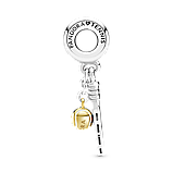 Срібний шарм Пандора "Теннісна ракетка та м'яч" 769026C01, фото 3