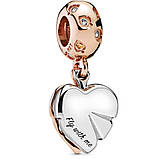 Срібний шарм Пандора "Осінні листя" 788247CZ, фото 3