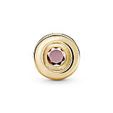 Срібний шарм Пандора "Білий круг" 767891NPO, фото 2