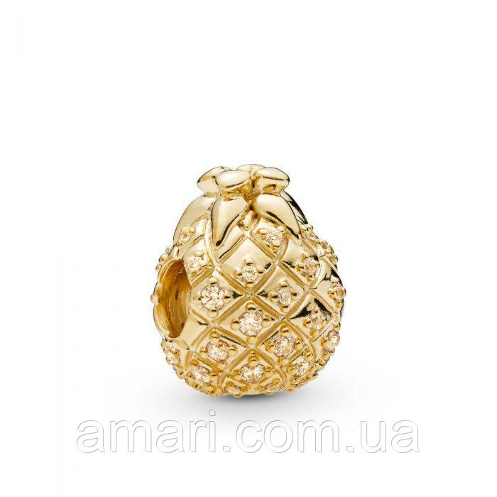 Срібний шарм Пандора "Ананас" 767904CCZ, фото 1