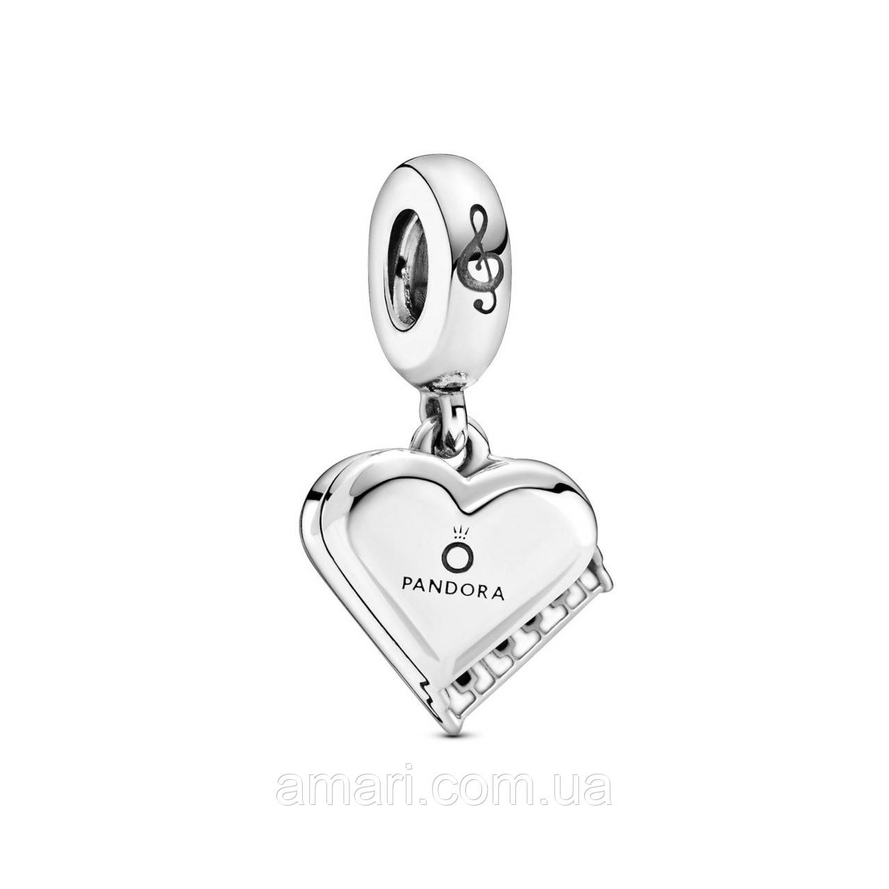 Срібний шарм Пандора "Грай від душі" 799101C01, фото 1