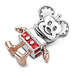 Срібний шарм Пандора «Мікі Маус робот» 789073C01, фото 2