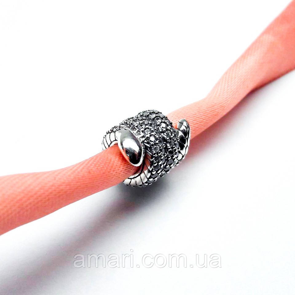 Срібний шарм Пандора «Загорнута змія» 799099C01, фото 1