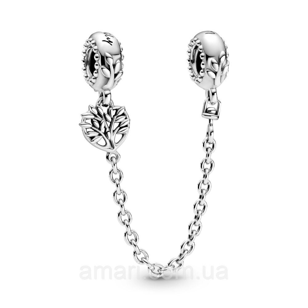 Срібний шарм Пандора "Сімейне дерево-серце" 799293C00, фото 1