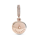 Срібний шарм Пандора "Яскравий блакитний диск" 789186, фото 3