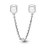 Срібний захисний ланцюжок Пандора 796457CZ, фото 2