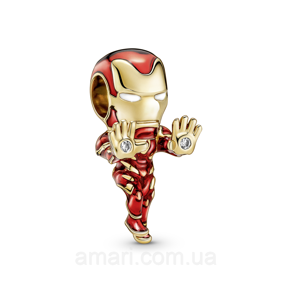 Срібний шарм Пандора "Залізна людина" 760268C01, фото 1