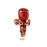 Срібний шарм Пандора "Залізна людина" 760268C01, фото 2