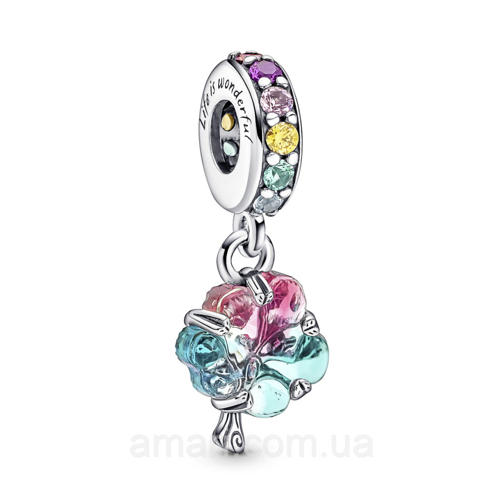 Срібний шарм Пандора "Дерево єдності" 790768C01, фото 1