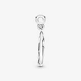 Срібний шарм Пандора Мі "Райдужне серце" 791793C01, фото 3