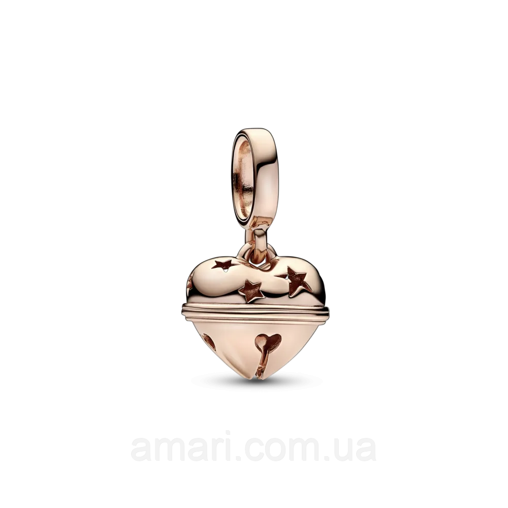 Срібний шарм Пандора "Прозденний дзвіночок" 782376C00, фото 1