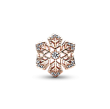 Срібний шарм Пандора "Проздній сніжинка" 782378C01, фото 2