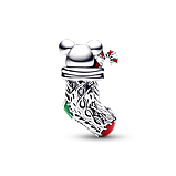 Срібний шарм Пандора "Празникова мишка в носінні" 792366C01, фото 2