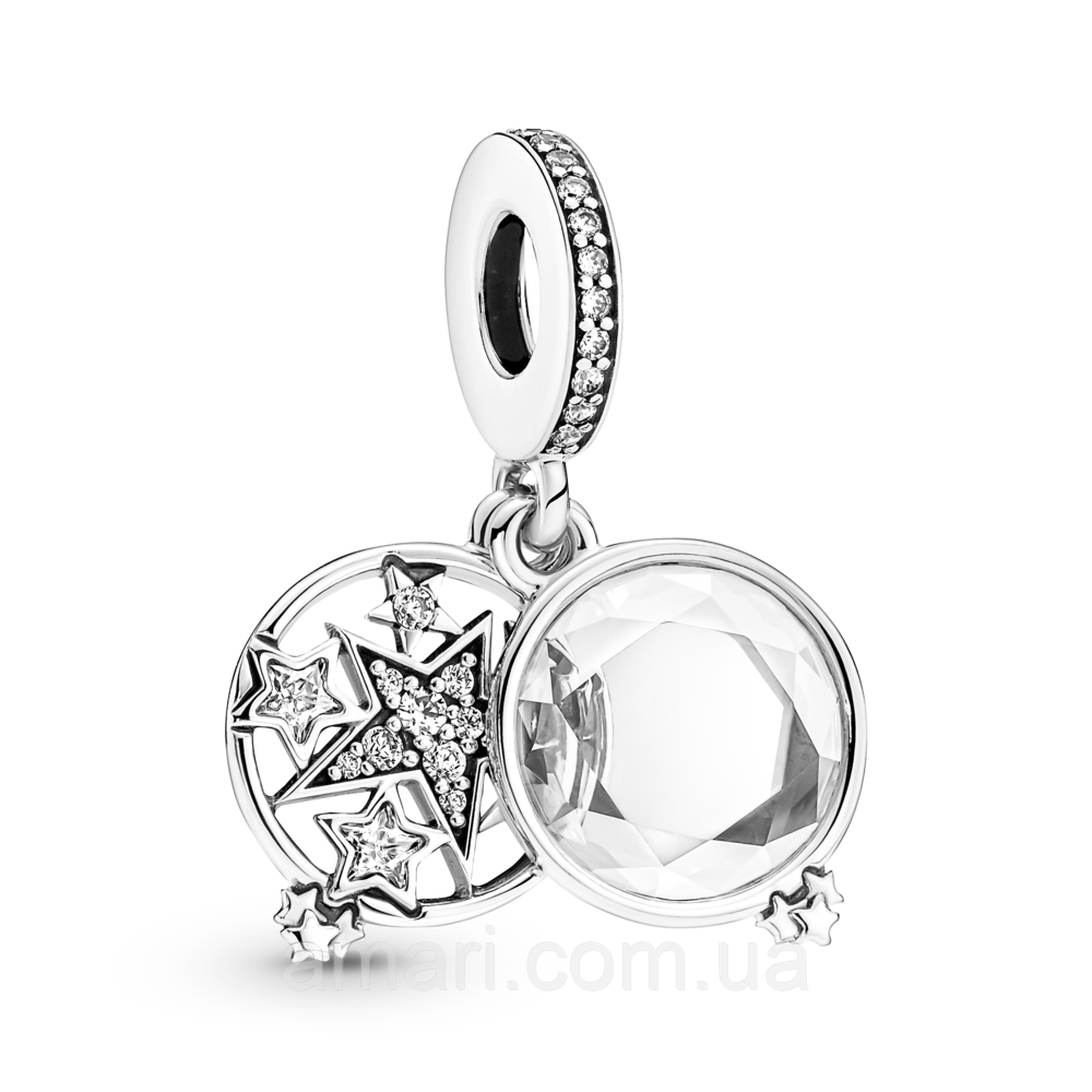 Срібний шарм Пандора "Збільшена зірка", фото 1