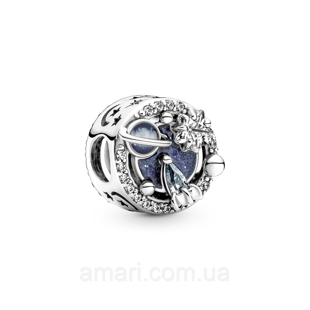 Срібний шарм Пандора "Подорож галактикою", фото 1