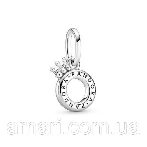 Срібна підвіска Пандора Корона О, фото 1
