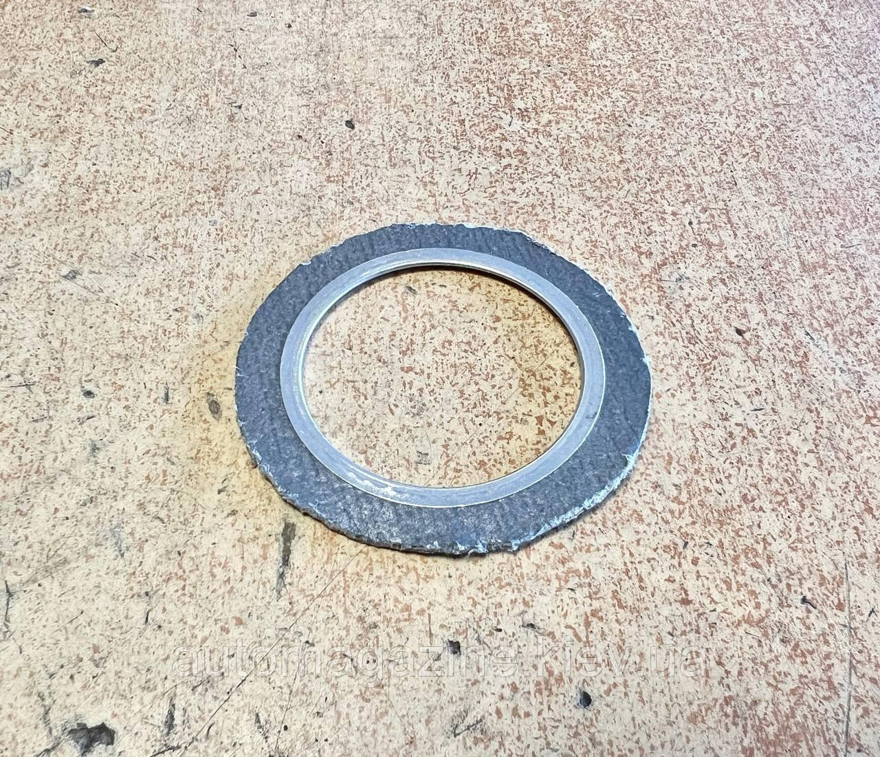 Прокладка приймальної труби (кільце ущільнювальне глушника тонке) Газель, Волга 402, фото 1