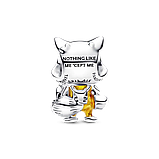 Срібний шарм Пандора "Реактивний Єнот", фото 2