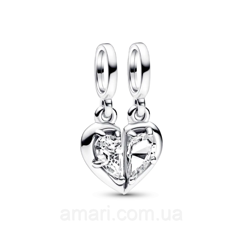 Срібний шарм Пандора "Мати та дочка", фото 1