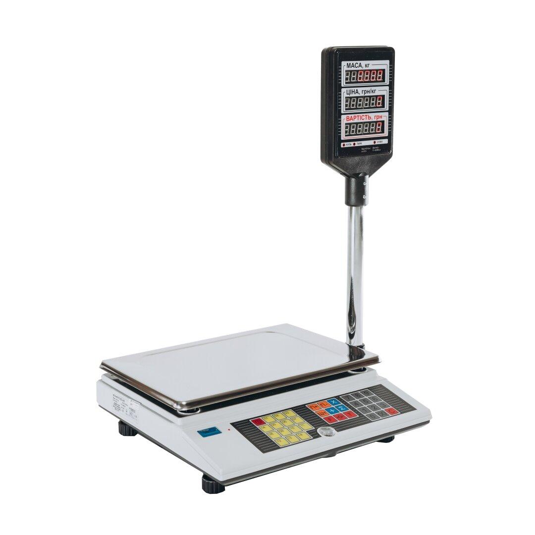 Ваги торговельні з акумулятором ВТА-60/30-5-А (30 кг), фото 1