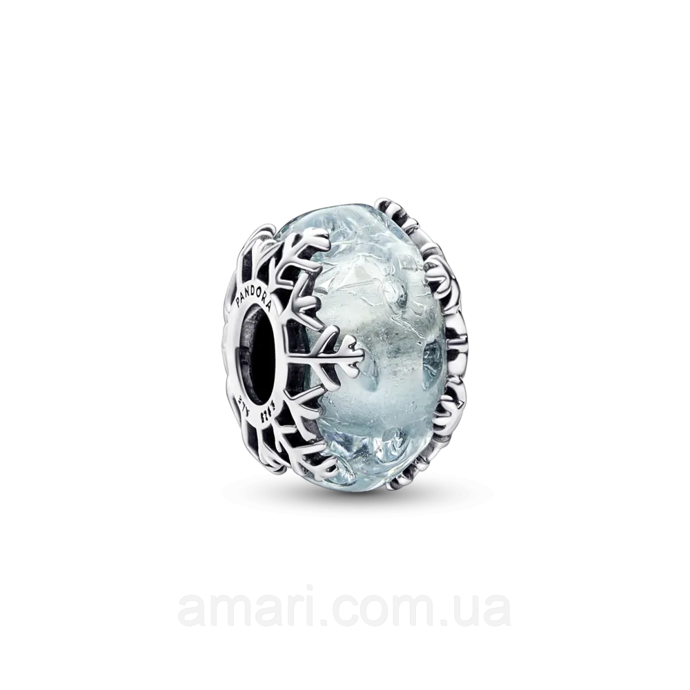 Срібний шарм Пандора "Сніжинка" 792377C00, фото 1