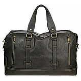 Чоловіча дорожна сумка саквояж David Jones (7920) сіра, фото 4