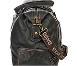 Чоловіча дорожна сумка саквояж David Jones (7920) сіра, фото 5