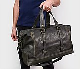 Чоловіча дорожна сумка саквояж David Jones (7920) сіра, фото 6