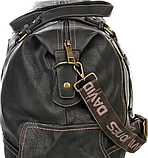 Чоловіча дорожна сумка саквояж David Jones (7920) сіра, фото 8