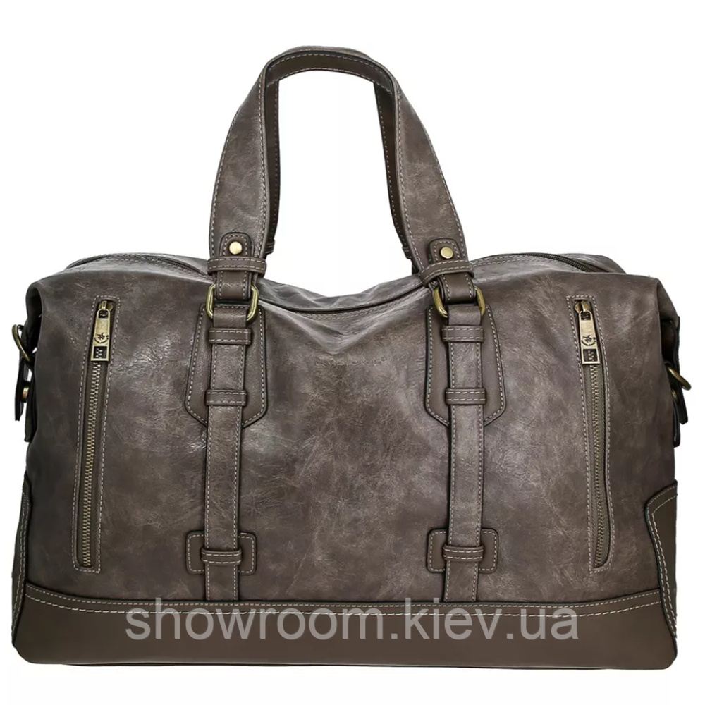 Чоловіча велика сумка саквояж David Jones (7920) тауп, фото 1