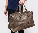 Чоловіча велика сумка саквояж David Jones (7920) тауп, фото 4