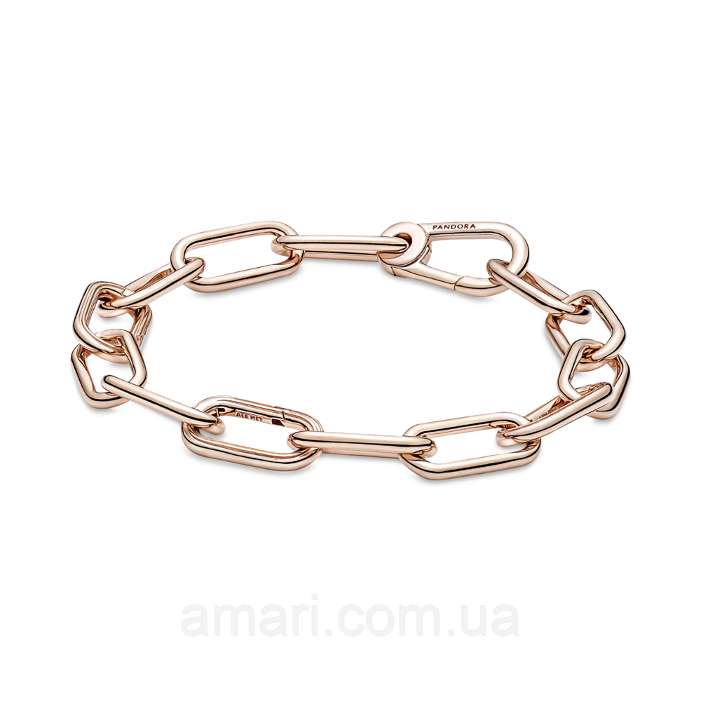 Браслет Pandora Me з покриттям 14 к рожевим золотом, фото 1