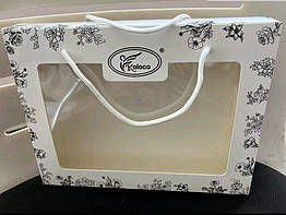 Коробка з ручками 25х20х5 Гілочка