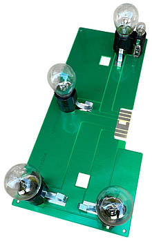 Плата заднього ліхтаря ВАЗ 2104, лівий, з лампами, WATT