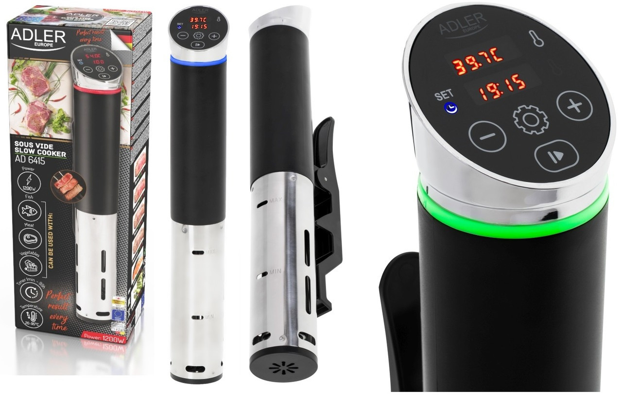 Су-від Adler AD 6415 (1000 Вт, 20-95 °C, таймер, Польща), фото 1