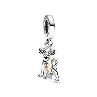 Срібний шарм Pandora "Сімба" 100-річчя Disney 792749C01