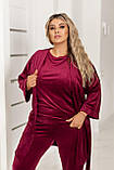 Домашній жіночий комплект трійка, фото 3