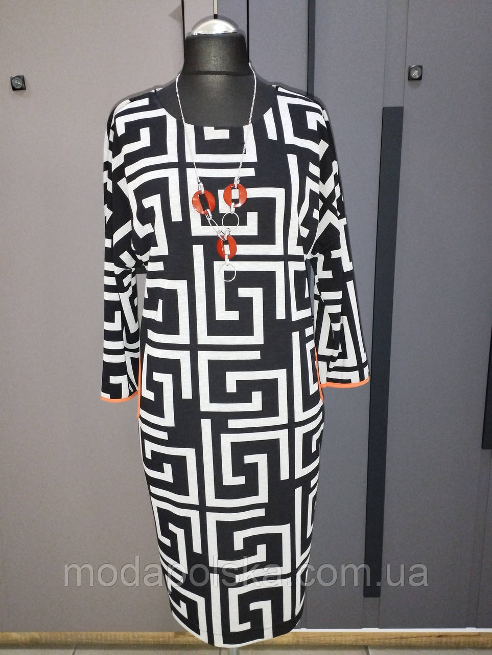 Плаття фірми Kaner", Туреччина з жовтогарячою облямівкою, фото 1