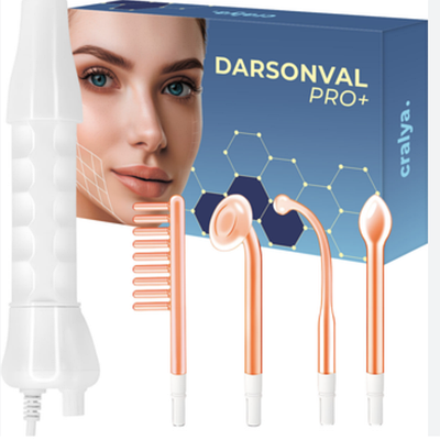 Дарсонваль для догляду за волоссям шкірою обличчя та тіла Косметологічний апарат Гребінець для дарсонвалізації